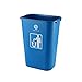 ZYLEDW Bidoni Della Spazzatura, Immondizia Lattina Di Cestino per Uso Domestico Di Grandi Dimensioni Casala Di Grandi Dimensioni e Riciclaggio Di Riciclaggio per il Riciclo/Blue/45L/17.7 Gallons