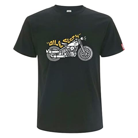 Oily Rag HD Bobber Artisan T-Shirt - Graphite - Black Label Collection Size - L Cover