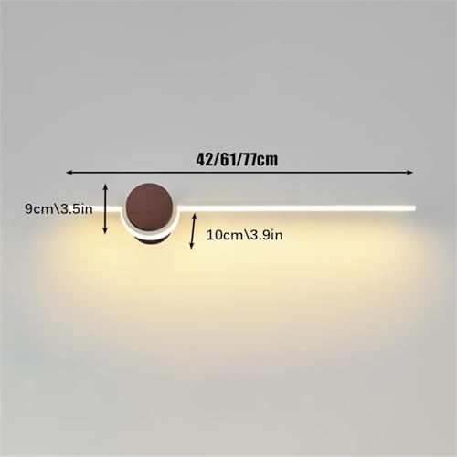 Lámpara de Pared Luz de Pared Interior Moderna Lineal de 77cm con LED Blanco 2