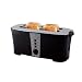 LXTIN Grille-Pain de Cuisson Automatique, Machine à Pain multifonctionnelle pour Petit-déjeuner, Four à Pain grillé, Ensemble de Grille-Pain à 4 tranches, Blanc