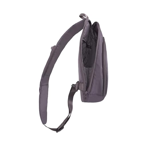 Image of PUMA Women's Myriad Sling, Sporty Hands-Free Bag with Reversible Strap & Dual Compartments, Plum Jam, One Size