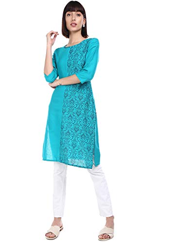 Image of Women's Cotton Regular Kurtas