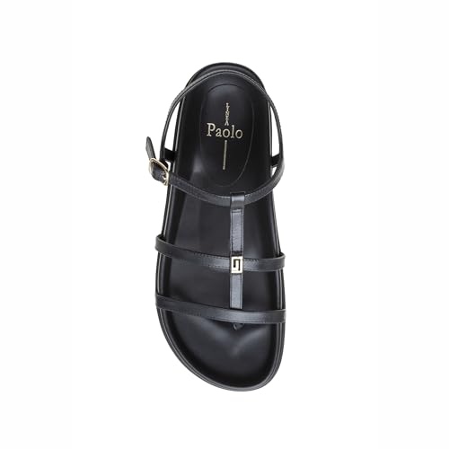 Linea Paolo - LILITH - Leather Footbed Sandals2
