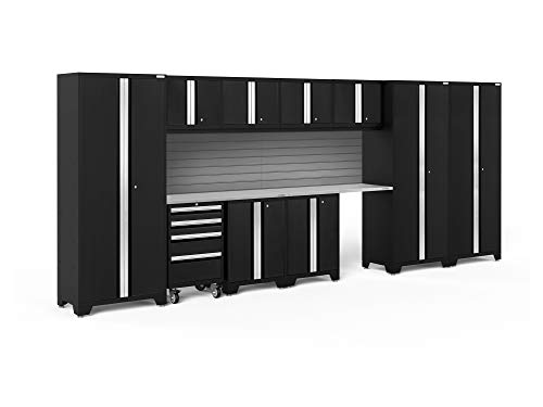 NewAge Products Bold Series Black 12 Piece Set, Garage Cabinets, 63261