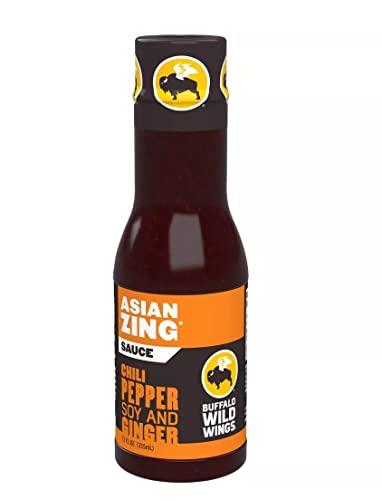 Asian Zing Sauce Chili with Pepper Soy & Ginger - 1 Bottle 12 fl.oz ( 355g) By Buffalo Wild Wings