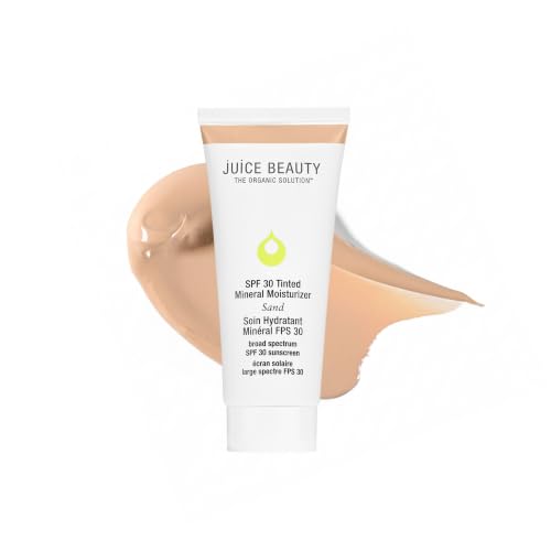 Juice Beauty SPF 30 Tinted Mineral Moisturizer BB Cream - Sand - 4-in-1 Multitasking Face Cream with...