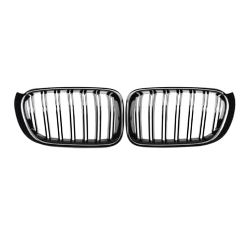 Grilles avant calandre pour X3 X4 F25 F26 2014-2017 noir brillant double ligne