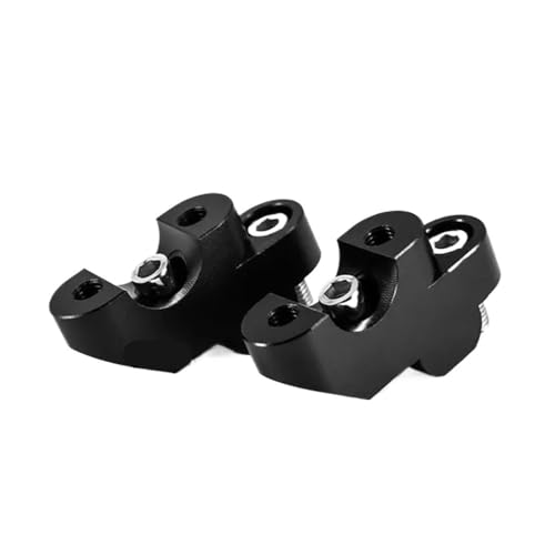 Pince de barre moto CB500X adaptateur de guidon en alu anodisé noir