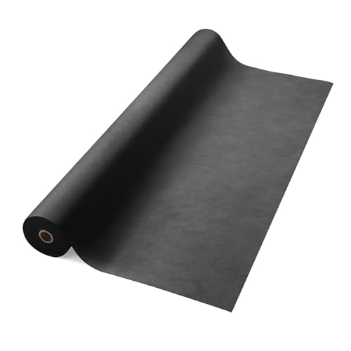 Longing Home Tischdeckenrolle Schwarz 100 cm x 25 m Tischdecke Papiertischdecke Einweg Alternative Praktisch & Sauber - Für Schnelle Tischdeko Perfekt für Feste Geburtstag Party Festival