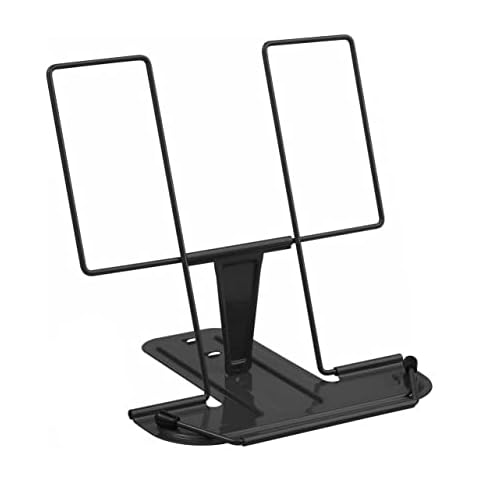 BOBOZHONG Adjustable Metal Book Stand Cover