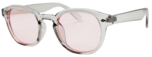 [FaceTrick az Label]�����Y�T���O���X ���f�B�[�X�T���O���X ���O��99.9���ȏ�J�b�g �y���_�炩��TR�e���v�� ���C�g�J���[�����Y(Gray, �s���N)AZ1102-16