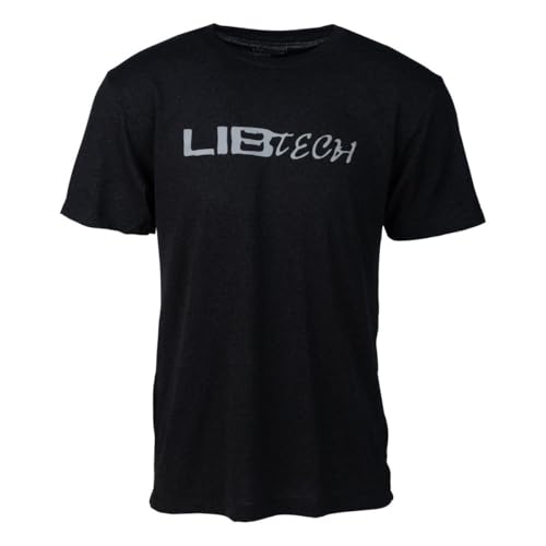  Lib Tech Lib Logo Eco T Shirt Uomo, nero, M