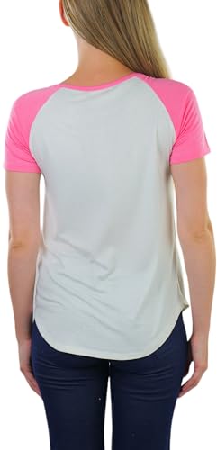 Image of ToBeInStyle Women's Classic Two Color Cotton Baseball T-Shirts
