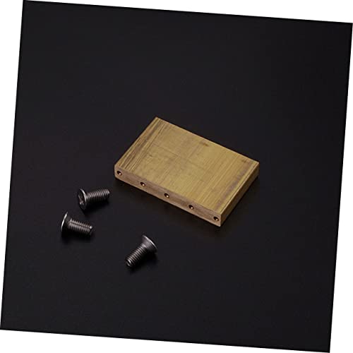 Mikinona 1 conjunto de acessórios de guitarra ponte elétrica para peças de bloco de base cobre doura