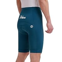 INBIKE Cuissard Velo Homme Short Cycliste Vélo VTT de Route Rembourré Gel sous-vêtement de Cyclisme Poches sur Côtés Equipement Vetement Accessoire Bleu M