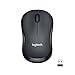 Logitech M220 SILENT Kabellose Maus, 2,4 GHz mit USB-Empfänger, 1000 DPI Optical Tracking, 18 Monate Batterielaufzeit, Für Links- & Rechtshänder, Kompatibel mit PC, Mac, Laptop - Grau