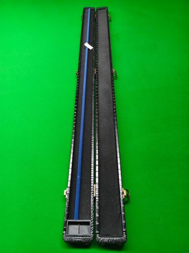 Image of LGB Snooker Pool Billiard Leather cue case for 3 /4 cue Stick (Black)