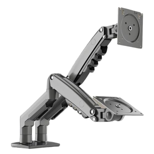 Support double écran F160 télescopique pour soulager les cervicales au bureau
