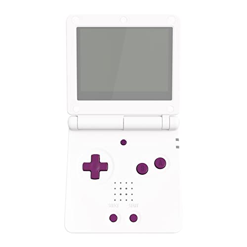 Image of eXtremeRate DMG Grape Custom Full Set Buttons for Gameboy Advance SP, Replacement A B L R Button Power On Off Volume Button D-pad Key for GBA SP Console - Console NOT Included