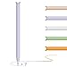 Produktbild YINVA Apple Pencil Hülle Apple Pencil Case Netter Fall, Silikon Schön Weicher Stift Grip Griff mit Ladekappe Kappe und Pen Nib Spitze Schutzhülle (1.Generation, lila)
