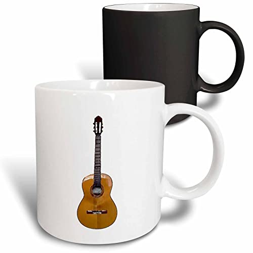 3dRose Classical Guitar 11oz Magic Transforming Mug