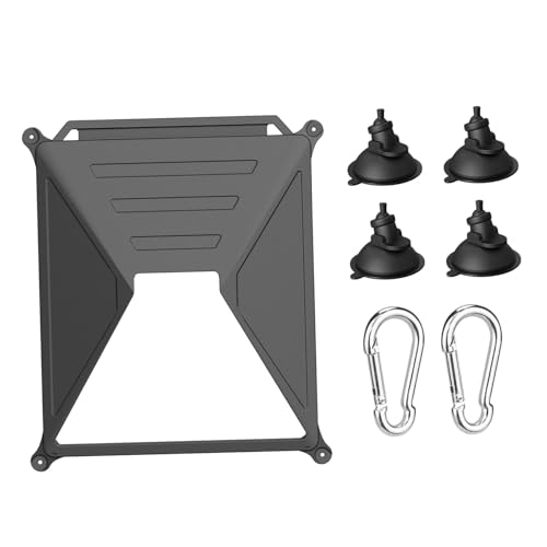 Couverture en silicone noire pour monture de parabole Qianly