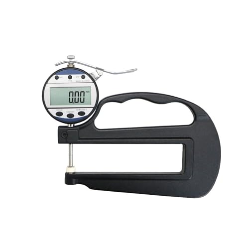 Calibrador digital de espesor 0-25 mm 0.01 mm de alta precisión profundidad de garganta 120 mm medidor para papel, cuero, vidrio miniatura 1