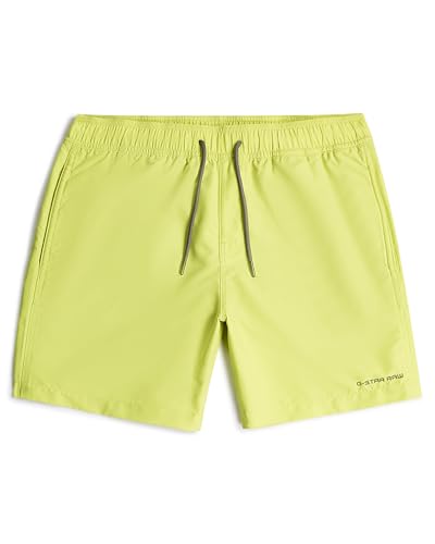 G STAR Bañador para Hombre Dirik Solid, Verde Bright Chartreuse D26202 a505 g991, L
