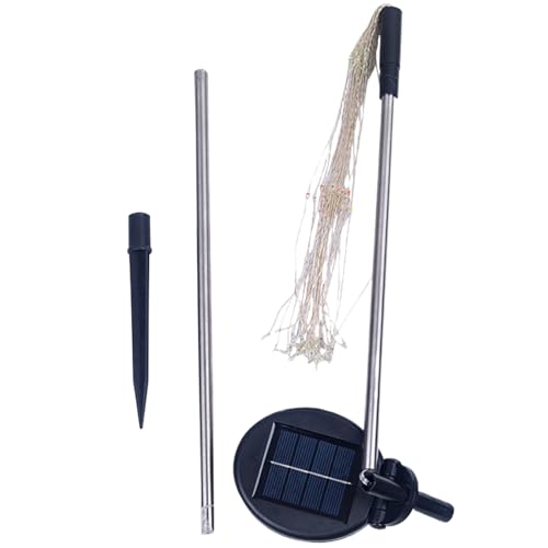 Luces solares para exteriores | Lámpara decorativa de suelo de fuegos artificiales, flores y fuegos artificiales para exteriores, jardín, camino, patio, decoración de vacaciones