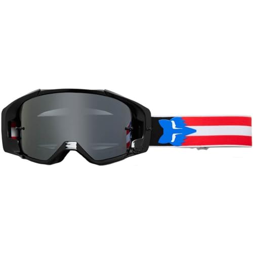 Fox Racing Black/Chrome Mirror Vue Unity Limited Edition Goggles ...