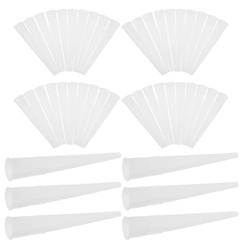 Embouts de buse de calfeutrage plastique réutilisables application précise mastic de joint