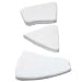 Capcouriers Flat White Painting Rocks - 3 Large Rocks for Painting - Santorini Stones (About 4 inches in Length)