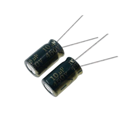 Condensateur 10uF 450V électrolytique radial 10x16mm MFD pour filtrage tension