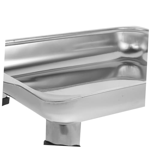 MAGICLULU 1 Satz Buffetofen Für Gastronomie Heiße Platte Speisenwärmer Scheuernde Gerichte Herd Buffetwärmer Tablett Selbst Grillrost Aus Edelstahl Hotelofen Silver Rostfreier Stahl – Bild 7