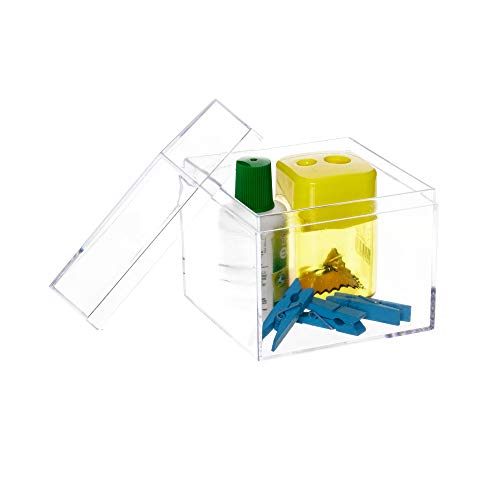 Caixa de Cristal Grande - 1 Unidade, Metaltru, Transparente