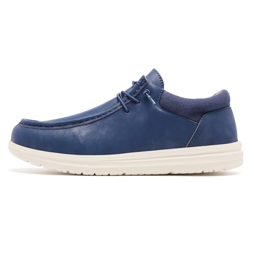 Image of FW FRAN WILLOR Mens Wide Shoes Width Toe Box Slip-on Loafers Casual Walking Shoes for Men