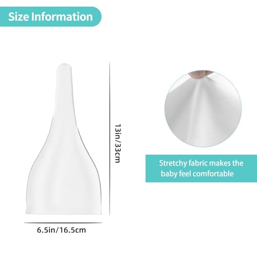 Solid Color White Print Newborn Baby Hat, Soft Top Knotted Beanie Cap, Cute Infant Headwear for 0-6 Months Welcome Party4