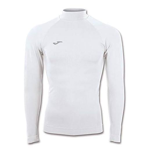 Joma Camiseta Brama Classic Manga Larga Termica, Textil, Blanco, L-XL