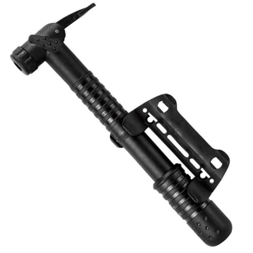 Bomba de Ar Portátil para Bicicleta com Suporte – Enche Pneus de Forma Rápida e Manual – Compacta, Leve e Resistente