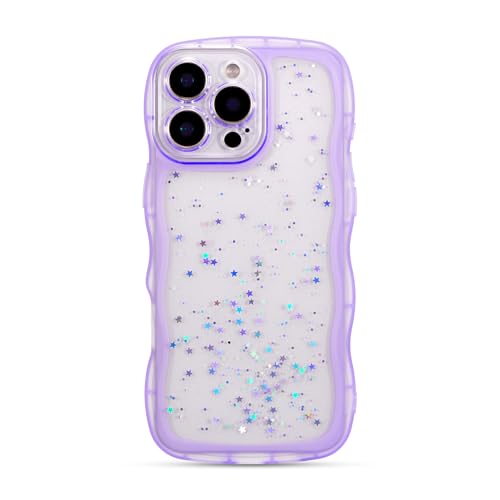ZTOFERA Glitzer Wellenrahmen Hülle für iPhone
