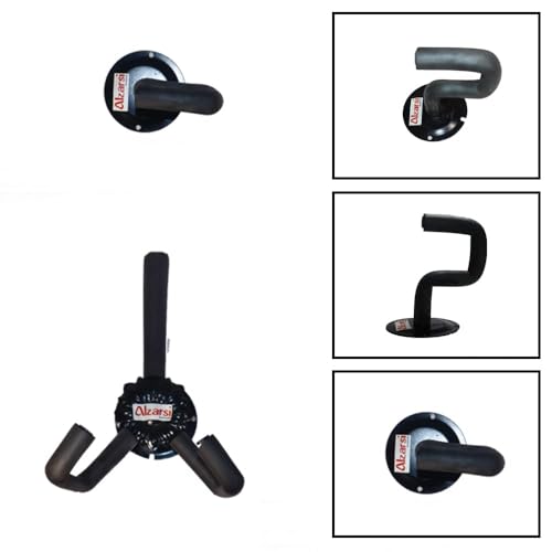 Image of Guitar Wall Mount Acoustic Electric Classical Guitar, Ukulele, Banjo and Mandolin Wall Hanger Slat Wall Horizontal Guitar Holder Bass Stand Rack Hook (1 Pack)