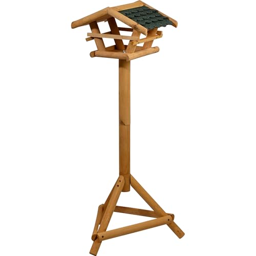 dobar 48100FSC Vogelfutterhaus inkl. Ständer - Vogelfutterstation aus...