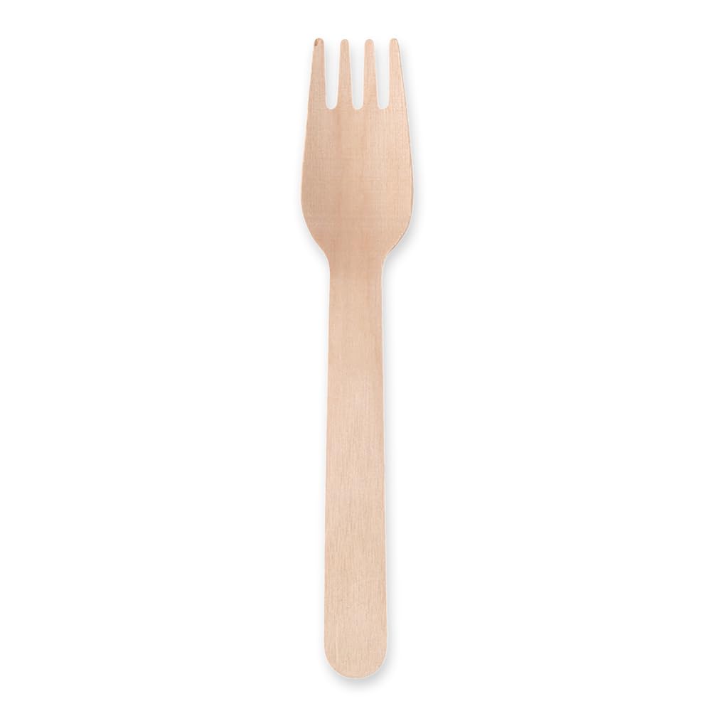 FRANZ MENSCH 1000 Stück NATUREStar Gabeln | Holz, FSC® 100%, natur, L: 16cm, Karton, Einwegbesteck, Holzgabel, Holzbesteck, Einmalbesteck, Party Besteck, Einmalgabel