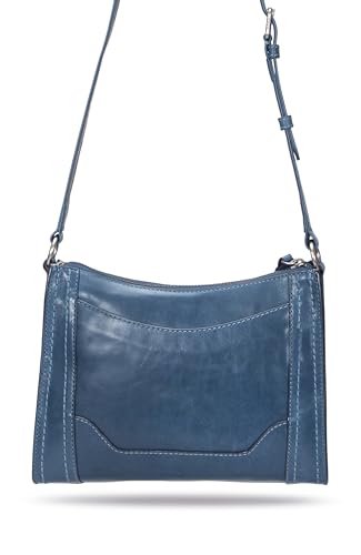 Image of Frye Women's Melissa Zip Crossbody Bag, Stylish Handbag with Adjustable Strap & Pockets