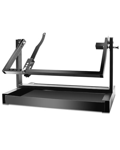 Motorcycle Engine Stand Fit for 2 & 4 Stroke Vertical Single Cylinder Engines Dirtbike Engine Stand for Motorcycle ATV Dirt Bike
