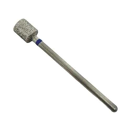 Fräser für Nagel- und Fußpflege mit Diamantschleifer, mittlere Körnung, Zylinderform – Ideal zur Hornhautbehandlung