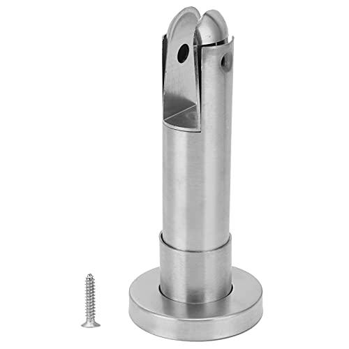 Edelstahl -Stahl -Glas -Trennwand Stütze Fußklemme für Badezimmer Toilette Toilette Zaun Balustrade 304 Material 150x65 mm