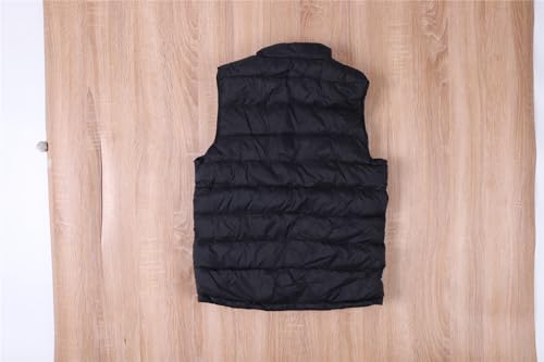 Toddler Girls Puffer Vest Jacket with High Neck Zipper Snow Coat Kids Winter Warm Outerwear for Girls 2-14 Years3