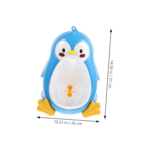 MOTHNUR ペンギン型壁掛け 用小便器 トイレトレーニング男子向け 転水車付き掃除簡単 省スペース設計 歳幼児向け家用尿トレーニング器