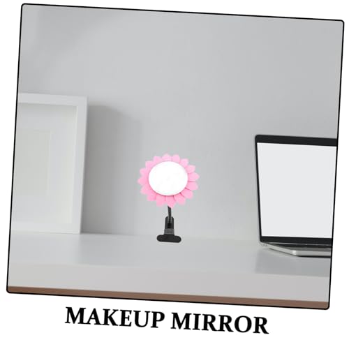 Miroir pour bureau à clipser, miroir de maquillage face unique - 4